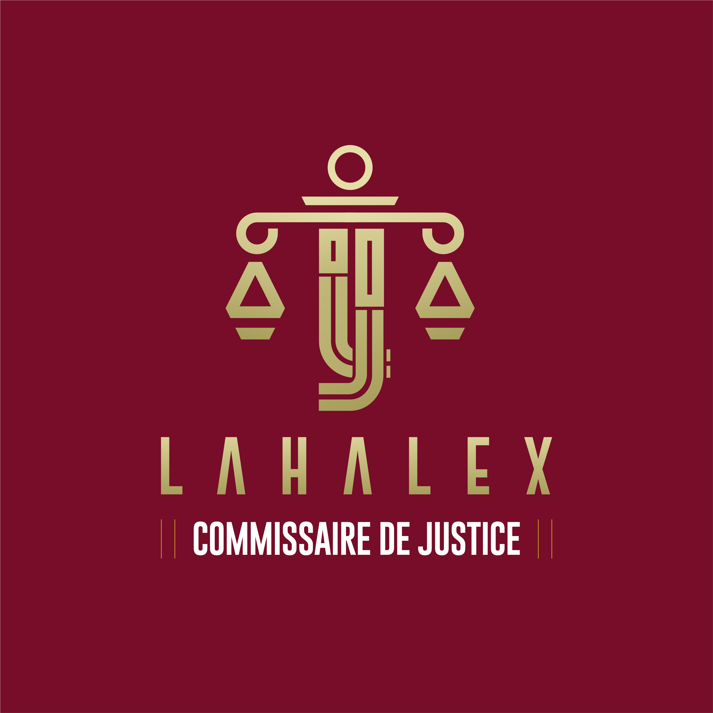 LAHALEX COMMISSAIRE DE JUSTICE